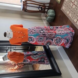 The 60' s Relive Vintage Long Dress